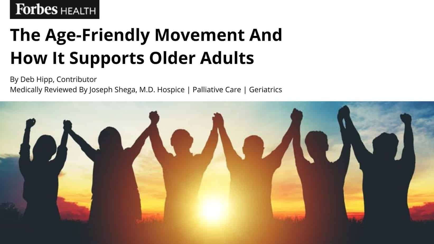 The Age Friendly Movement And How It Supports Older Adults Age