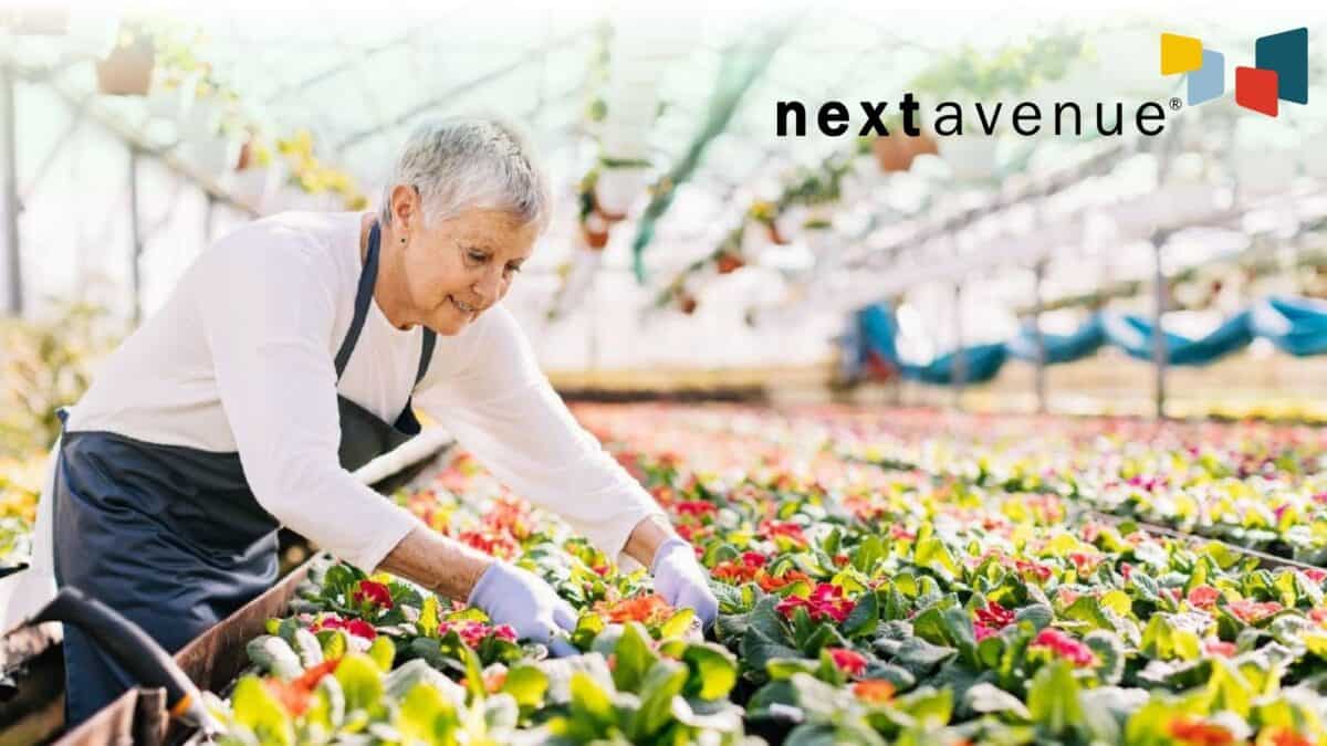 Woman gardening