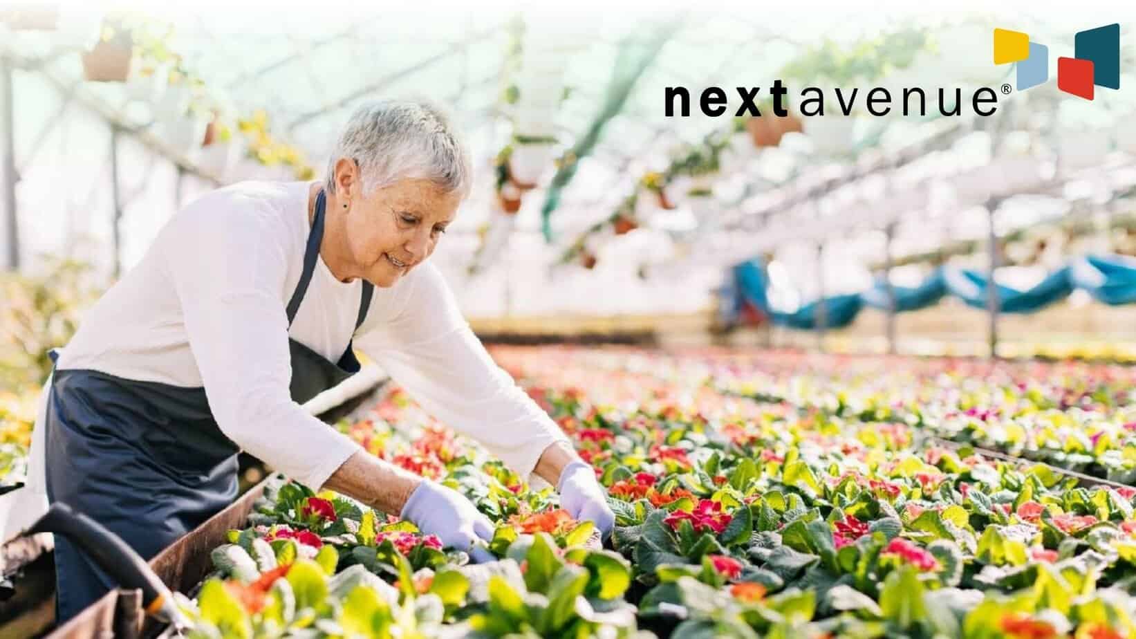 Woman gardening